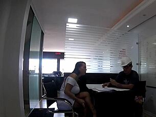 Madame Breaks Big Cock At Work