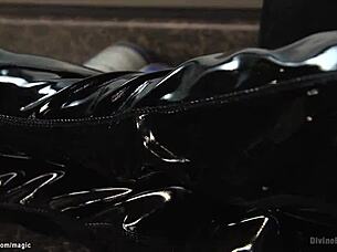 sexy mistress pegs tied up married slave