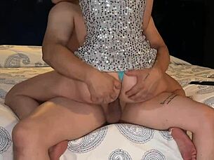 huge narrow ass friend from work in lingerie