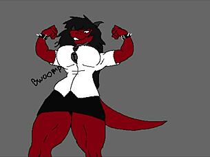 wendy grows muscles in this transformation video