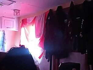 Canadian girl deepthroats for blowjob, 'gotta give head to get ahead, right?'