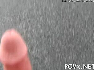 Teen sucks cock for rough orgasm.