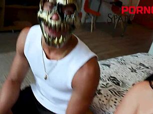 angel the puta mulherao gets humiliated in cuckold fucking with wet big pussy