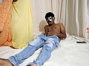 Desi girl enjoys passionate night fuck with her boyfriend at home