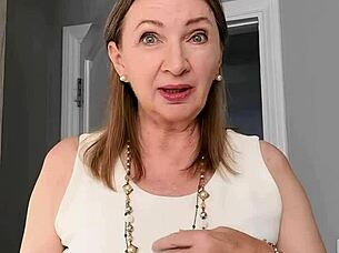 grandma says, i know how to help you cum fast in pov role-play.