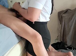 นักศึกษาโม๊คควยเสียวๆ ก่อนไปเรียน