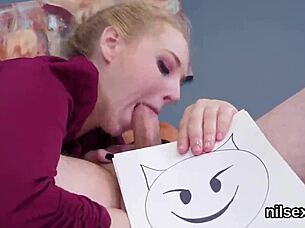 Naughty sweetie undergoes extreme anal therapy in the asylum