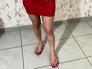 Young Brazilian Teen Plays With Her Toys