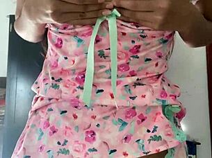 look at this innocent girl in pajamas