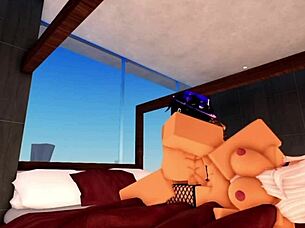 blonde roblox model teen 18+ sophie makes her return and has fun with her headless manager 😊