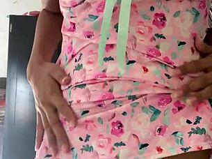 look at this innocent girl in pajamas