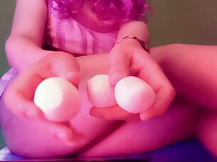 Tranny Laying Anal Eggs Trailer - Maddy Diamond