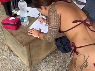 Caught fucking at the waterfall with Damiana.