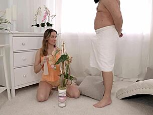 I Gave My Milf Neighbor An Anal Creampie After Her Shower