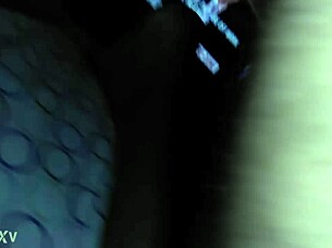 I roughly grab her natural tits and fuck raw like this