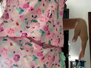 look at this innocent girl in pajamas