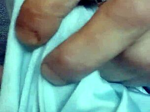 Byrd says, I'm jerking off for you, Ladybyrd, in the bathroom.