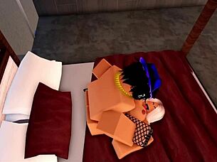 blonde roblox model teen 18+ sophie makes her return and has fun with her headless manager 😊