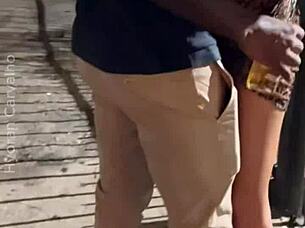 Married woman flashes bbc after party in front of cuckold