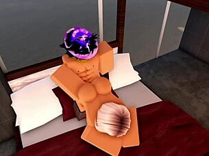 blonde roblox model teen 18+ sophie makes her return and has fun with her headless manager 😊