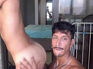 Cuban Peels My Ass Outdoors!