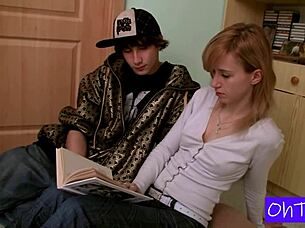 Young Alka and Ronald Explore Anal Fun Outdoors in Public Dorm with Natural Tits