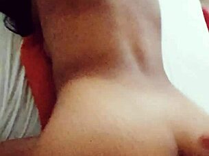 My cheating wife gives me her wet tight pussy while husband texts