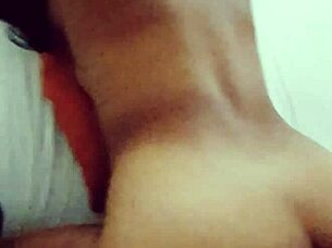 My cheating wife gives me her wet tight pussy while husband texts