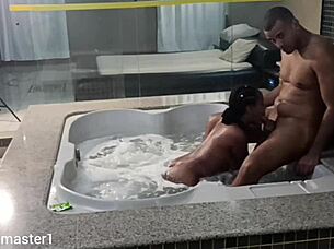 novinha da favela rides big cock hard