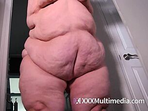 ssbbw ivy davenport's big belly and ass jiggle 😍