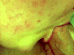 hey, wanna see this sexy blonde give a wet blowjob?