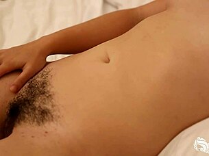 Amateur Aastrid masturbates solo with dildo, wet pussy lips and big nipples leading to female ejaculation