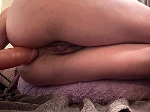 italian milf artemisia love stretches wet pussy with anal toys