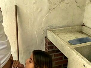 stepbrother loves my cock sucking skills