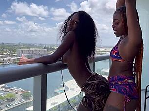 destiny and majesty fuck hard in miami with muff diving