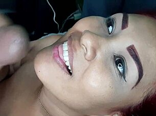 why is the stepmother sucking cock in pov?