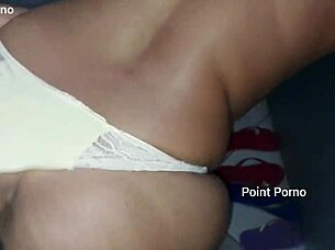 friend left me with his wife, ate her pussy