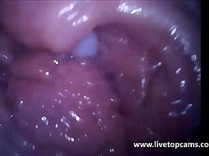 Girl Cums Filmed From Inside A Vagina At Secretfriends Com