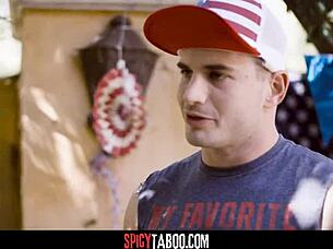 Pervy Step-Uncle Seduces Step-Niece Into Group Sex!