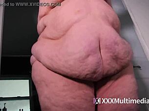 ssbbw ivy davenport's big belly and ass jiggle 😍