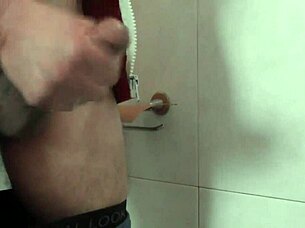 A scene with lots of semen in the bath