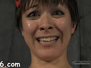 Wet bondage slut gets bound and fucked hard with nasty cock sucking in rough bdsm session 😈🔥