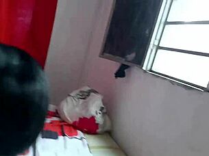 colombiana keilimar's big natural tits bounce as her boyfriend fucks her without condom in doggystyle