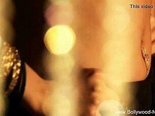 indian goddess slowly reveals her body in a teasing striptease