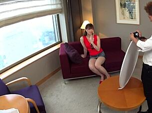 Japanese Curvy Model With Big Natural Tits In Audition