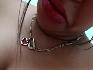 colombiana keilimar's big natural tits bounce as her boyfriend fucks her without condom in doggystyle