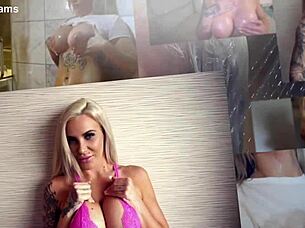 Busty Blonde Pornstar Gives Hot Pov Blowjob!