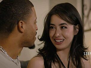 Interracial quickie infidelity in the cinema