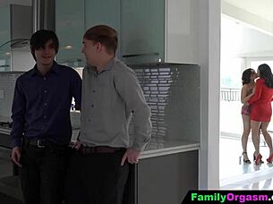 Step Brothers and Stepsisters Swap in Party Orgy