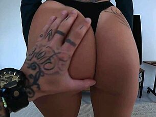 Step sister urgently sucks big cock and swallows cum